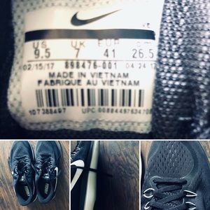 black nike flex shoes.